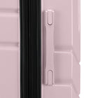 Swiss Mobility - Valise d'enregistrement à coque rigide 30.50po de la collection DXB  - Rose-Pieds latéraux pour garantir la stabilité et la résistance aux chocs