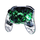 Turtle Beach - Manette de gaming RGB sans fil Afterglow pour Nintendo Switch 2 - Transparente-Design translucide