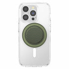 PopSockets - PopGrip pour MagSafe rond avec anneau adaptateur Triangle Knurled Olive-Permet une utilisation mains libres avec les PopMounts. Compatible avec tous les supports actuellement disponibles.