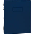 Blueline - Cahier de notes NotePro à couverture rigide, 9 1/4 po x 7 1/4 po, bleu, 192 pages-La durabilité d'une couverture rigide et la flexibilité d'une reliure spiralée