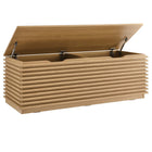 Modway - Render Établi de rangement - Chêne-Plateau articulé