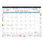Blueline - 2025 Calendrier sous-main mensuel Passion - 17 po x 22 po - Bilingue-12 mois: janvier 2025 à décembre 2025
