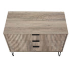Manhattan Comfort - Dumbo commode moderne 35,19" - gris-Garantie limitée du fabricant de 30 jours
