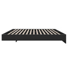 Nexera - Lit plateforme Queen, Noir-Meubles conçus et produits au Canada à partir de panneaux de particules et de MDF certifiés CARB II/FSC.  Item expédié en 24-48 heures après réception de la commande.  Assemblage requis