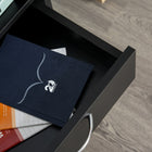 HOMCOM - Classeur vertical avec tiroir sur roulettes - noir-Assemblage requis 