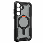 UAG - Plasma XTE Rugged Kickstand Case avec aimant pour Samsung Galaxy S25+ - Noir/Orange-Module magnétique intégré