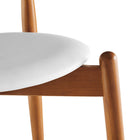 Modway - Stalwart Restauration Fauteuil d’appoint - Blanc noyer foncé-9