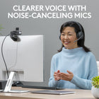 Logitech - Zone 950 casque anti-bruit premium avec ANC hybride - Graphtie-Casque ANC hybride: bloque le bruit environnant pour rester concentré, offre 4 modes différents: ANC élevée, ANC faible, transparence activée, ANC et transparence désactivée