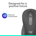 Logitech Signature M650L Left Souris Sans Fil - Graphite-Entièrement compatible avec Windows 11