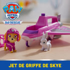 PAW Patrol - Figurine d'action de sauvetage aérien et ensemble d'avion à réaction Hero Claw - Paquet de 6-6