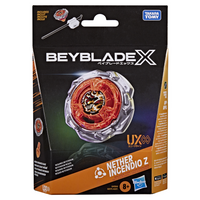 Hasbro - Beyblade Starter Top - Assortiment-DOMINER LA COMPÉTITION AVEC BEYBLADE X : La compétition est plus captivante que jamais avec l'arène Beystadium Combats mobiles pour toupies de compétition. Il suffit d'assembler les toupies, de les mettre sur les lanceurs, puis... 3-2-1 Hypervitesse ! (Arène Beystadium requise, vendue séparément)
