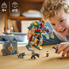 LEGO - Star Wars La bataille contre le droïde sentinelle du palais du Hutt-Opposez Le Mandalorien et Grogu à Embo et à son partenaire de chasse Keibu