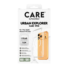 PanzerGlass - CARE Clear Urban Explorer MagSafe iPhone 17 Pro Max - Anneau blanc-Protection de caméra renforcée. Compatible MagSafe