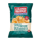 Covered Bridge Potato Chips Sel de Mer & Vinaigre Cuites a la Marmite - 60g - Paquet de 24-Cuites a la marmite