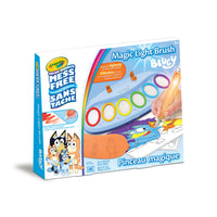 Crayola - Pinceau magique CW, Bluey-Lancez-vous dans la création avec le pinceau magique, 6 peintures Colour Wonder aux couleurs vives et 18 pages d'activités Bluey Colour Wonder