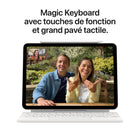 Apple - iPad Air 13 po, Écran Liquid Retina, Wi-Fi + Cellular, Puce M3, 256 Go, Comète-Connectivité:  La connectivité sans fil rapide du Wi-Fi 6E accélère le transfert de photos, vidéos et documents volumineux. Grâce à la capacité 5G, ajoutez un forfait de données flexible pour garder le contact quand le Wi-Fi est hors de portée. Et branchez moniteurs et autres périphériques via le connecteur USB-C