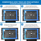 Mount-It - Kiosque antivol pour tablettes avec porte-documents pour iPad, iPad Air, iPad Pro-Capacité de poids de 2,2 livres