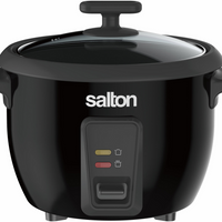 Salton - cocotte à riz automatique et étuveuse - 10 tasses-Panier étuveuse inclus 