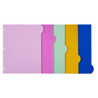 Pep Rally - Intercalaires à 5 onglets - Bohémien doux-Assortiment multicolore à cinq onglets pour une meilleure organisation