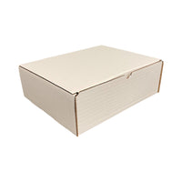 Abbey - Boîtes d'expédition pour documentation - 9 po x 7 1/2 po x 3 po - blanc - paquet de 50-Dimension s: 9 larg. x 7 1/2 long. x 3 haut. (po)