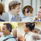 échelon - RoundSound OpenEar Écouteurs sans fil, Noir-Commandes tactiles Gérez sans effort la musique, les appels et les assistants vocaux grâce aux commandes tactiles intuitives