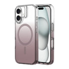 AXS - Crystal Shield Étui D3O fabriqué avec du plastique recyclé MagSafe compatible pour Apple iPhone 16 - Nu Dégradé Dégradé-Design minimaliste offrant une protection contre les chutes de 6 pieds