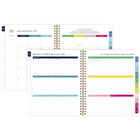 AT-A-GLANCE - Agenda hebdomadaire/mensuel rose Emily Ley Simplified 2026 - 8 7/8 po H x 6 7/8 po l - rose - bilingue-Les pages spéciales incluent «Le processus de simplification », « Comment utiliser l'agenda », « La simplicité ChallEnglish » et la « Bucket list »