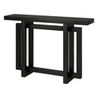 Hudson&Canal - Console Breslow 44" L - Grain noir-Le plateau de table a une capacité de poids de 50 lb