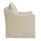 Modway - Somerset Mélange de lin Fauteuil - Lin-Coussin de dossier moelleux