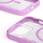 Ideal of Sweden - Étui Frame MagSafe Rose pour iPhone 16-Compatible avec nos chargeurs sans fil et MagSafe