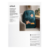 Cricut - Transfert thermocollant imprimable pour tissus clairs, 8,5 po x 11 po-6 feuilles de 8,5 po x 11 po (21,6 cm x 27,9 cm)