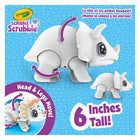 Crayola - Figurine géante Scribble Scrubbie - Dinosaure-SÉCURITAIRE ET NON TOXIQUE : Idéal pour les enfants de 3 ans et plus, ce qui en fait un cadeau d'anniversaire ou des fêtes parfait pour les garçons et les filles
