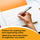 BIC - Stylos à bille à 4 couleurs Shine - rétractables - 1.0 mm - Paquet de 3-Ces stylos BIC comprennent quatre couleurs en un stylo pratique dans des corps métalliques brillants