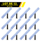 Gritt Commercial - Lave-vitres pivotant robuste de 18 po - Usage commercial - Lot de 12-Le manche pivote à 180° pour atteindre facilement les coins, les rebords et les appuis de fenêtre