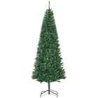 HOMCOM - Sapin de Noël artificiel de 2 - 1 m - sapin de Noël 865 branches - vert-Feuilles en PVC ignifuge respectueuses de l'environnement pour donner un aspect plein et luxuriant à l'arbre  