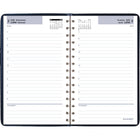AT-A-GLANCE - Carnet de rendez-vous scolaire de bureau quotidien 2025-2026 - 8 po H x 4 7/8 po l - assorties - bilingue-Espace supplémentaire pour les rendez-vous de soirée / notes