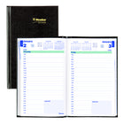 Blueline - 2025 Agenda quotidien Couverture d'aspect lézard - Reliure par collage - 8 po x 5 po - Noir - Anglais-L'avenir de la planification est ici. Blueline est fier de présenter l'application de rappels Blueline inkLink qui relie votre agenda à votre téléphone. Restez organisé comme jamais auparavant grâce à nos agendas Blueline et la technologie du Code QR. Priorisez des rappels, recevez des notifications, prennez des notes et dressez des listes de tâches. Disponible dès maintenant sur App Store et Goo