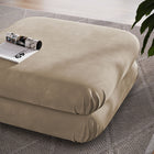 Modway - Jubilee Modulaire Performance Velvet Ottoman - Taupe-Assemblée requise