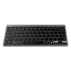 Adesso - WKB-7000BB Clavier à commutateur à ciseaux Bluetooth multi-OS avec raccourci clavier CoPilot AI-Type de clé : interrupteur à ciseaux.
