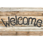 Ashley Productions - Smart Poly The Original Fun Mat - Tapis de Bienvenue - 15 -5" x 23 -5" - Planche de Bois Naturel - Bienvenue-Mesures et design : Le paillasson en bois naturel mesure 15,5 po x 23,5 po.