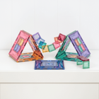 Connetix - Pack Portail Pastel, Contenant 48 Pièces-Idée cadeau pour les garçons, les filles et les enfants de 3 ans et plus qui cherchent une introduction au jeu magnétique ou un complément à une collection existante
