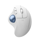 Logitech - Souris trackball sans fil Ergo M575S - Blanc cassé-Moins de mouvement pour plus de confort: la forme profilée de la souris trackball sans fil ERGO M575S garde votre main détendue pour des heures de suivi fluide et précis avec contrôle par le pouce, désormais avec des clics discrets