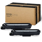 Ecotone - Toner remanufacturé Brother TN227BK - Haut rendement - Noir - Pack de 2-Couleur : Noir 