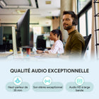 Casque UC double Yealink UH46 - Casque pour téléphone et ordinateur - Certifié UC - Noir-6