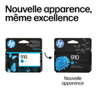 HP - Cartouche d'encre d'origine, cyan 910-Cartouche d'encre d'origine