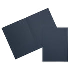 JAM Paper - Chemises de présentation, lin bleu marine, 9 x 12, paquet de 10-Taille : 9 x 12 pouces