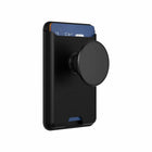 PopSockets - Softgoods PopWallet+ pour MagSafe avec adaptateur Noir-Portefeuille en matériaux premium, conçu pour rivaliser avec le portefeuille Apple MagSafe. La poignée intégrée s'attache à votre coque compatible MagSafe pour un portefeuille fin et élégant. Facile à mettre. Facile à enlever. Charge facile. Aucun adhésif requis.