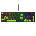 Havit - filaire rétro-éclairage RVB mécanique bleu commutateurs clavier de jeu-Éclairage RVB personnalisable : le rétroéclairage RVB vibrant offre une gamme de couleurs et d'effets pour une expérience de jeu ou de travail dynamique