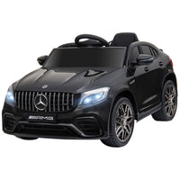 Aosom - Voiture électrique pour enfants 12v, mercedes benz amg glc63s coupe - noir-Fente USB et carte TF disponibles pour prendre en charge la musique au format MP3 
