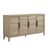 Modway - Sinya 4 portes Buffet - Chêne clair-Buffet de 59 pouces